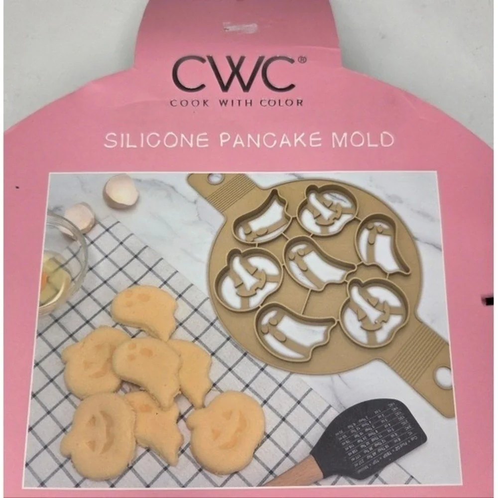 Halloween‎ Ghost and Pumpkin Pancake Silicone Mold